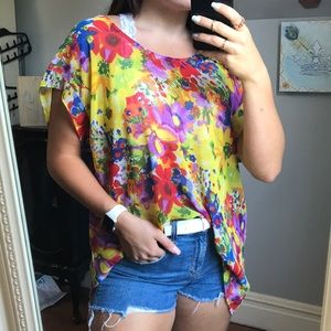 Fun floral top